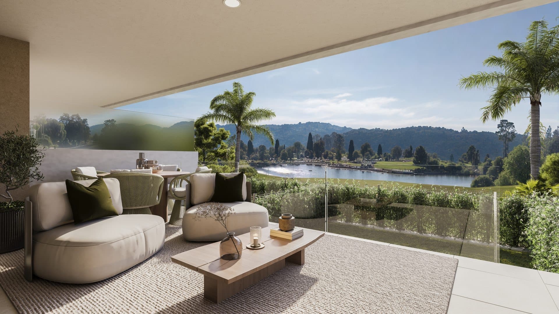 Terraza de planta baja con jardín